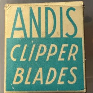 Vintage Barber Lot - Andis Clipper Oil, Weck Razor Blades & Ointment Tin